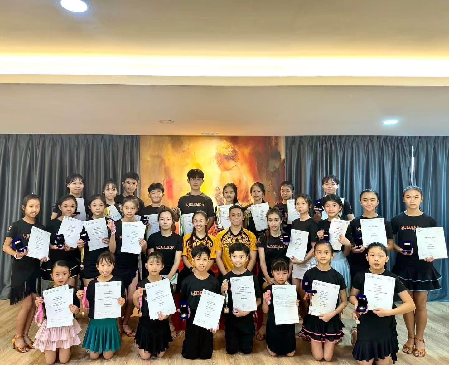 ISTD certification group photo